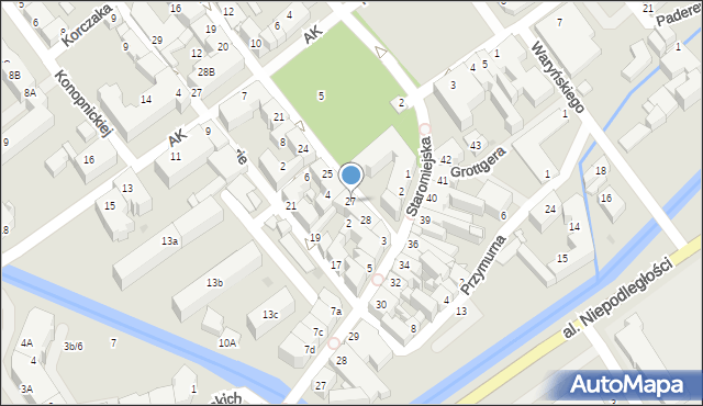 Lębork, Reja Mikołaja, 27, mapa Lębork