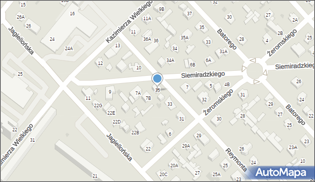 Legionowo, Reymonta Władysława, 35, mapa Legionowo