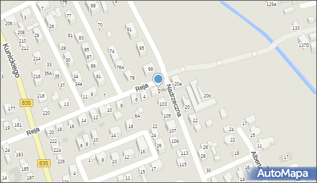 Lublin, Reja Mikołaja, 2, mapa Lublina