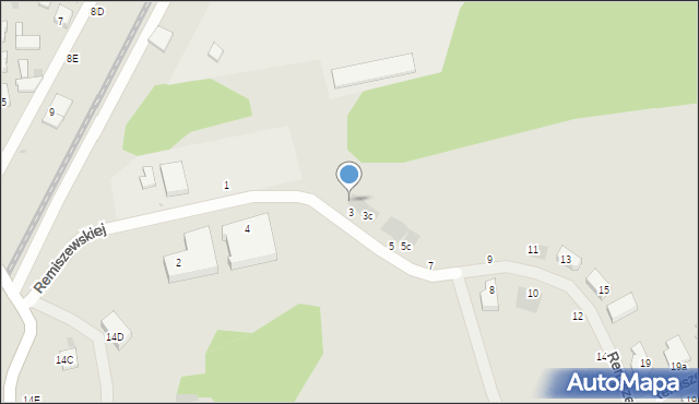 Międzychód, Remiszewskiej Teresy, 3a, mapa Międzychód