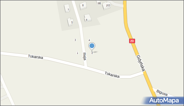 Miszewo, Reja Mikołaja, 2, mapa Miszewo