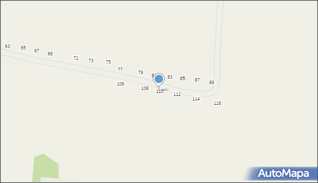 Mysłów, Rędzińska, 110, mapa Mysłów