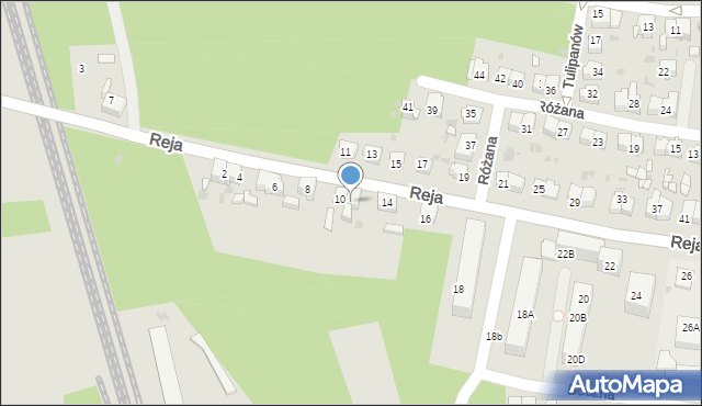 Mysłowice, Reja Mikołaja, 12, mapa Mysłowice