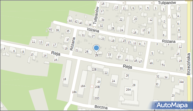 Mysłowice, Reja Mikołaja, 29, mapa Mysłowice