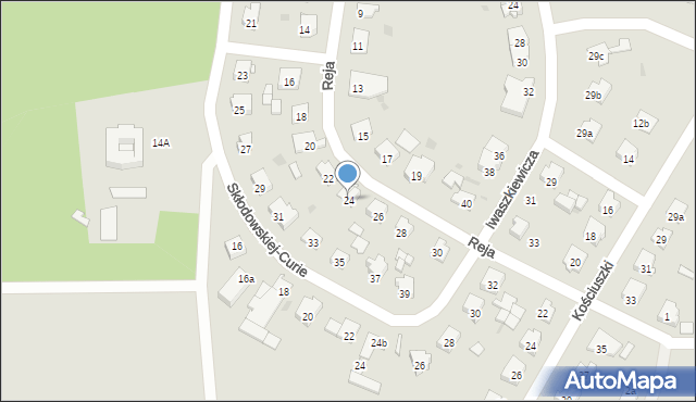 Namysłów, Reja Mikołaja, 24, mapa Namysłów