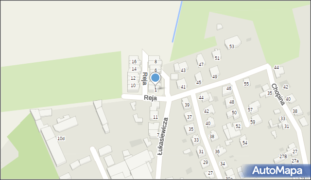 Oleśnica, Reja Mikołaja, 1, mapa Oleśnica