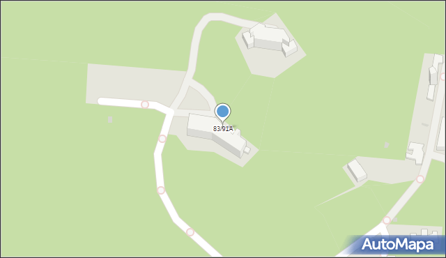 Otwock, Reymonta Władysława, 83/91A, mapa Otwock