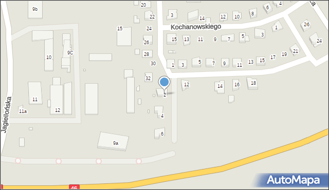 Paczków, Reymonta Władysława, 2, mapa Paczków