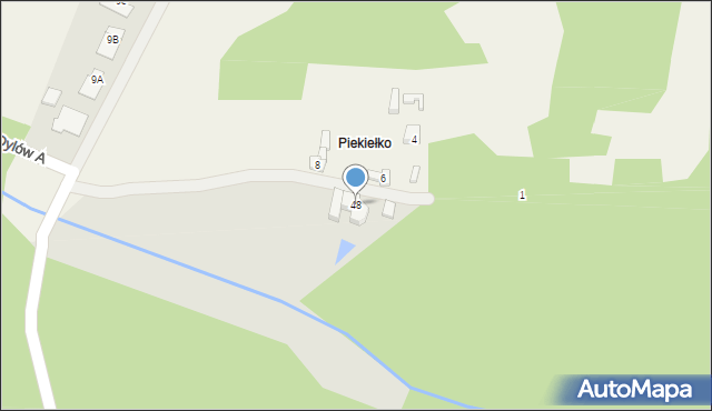 Pajęczno, Rekreacyjna, 48, mapa Pajęczno