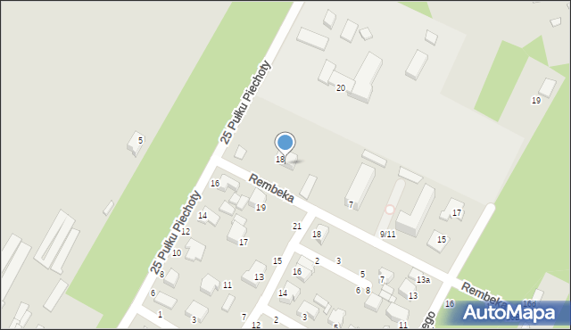 Piotrków Trybunalski, Rembeka Stanisława, 1/5, mapa Piotrków Trybunalski