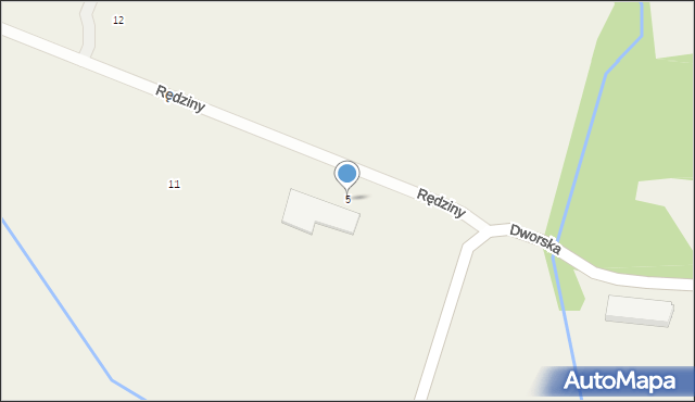 Pisary, Rędziny, 5, mapa Pisary