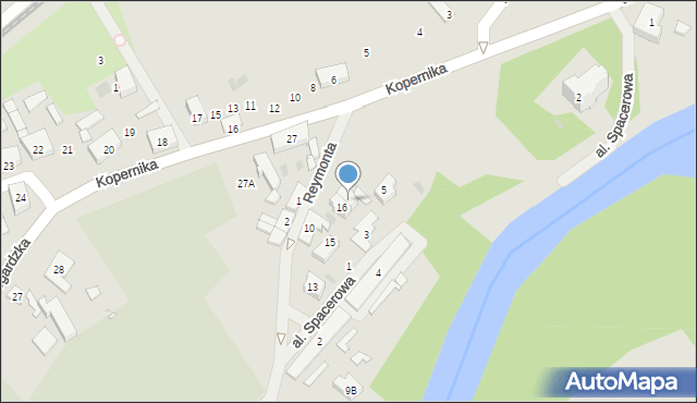 Płoty, Reymonta Władysława, 17, mapa Płoty