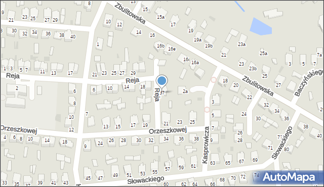 Radzyń Podlaski, Reja Mikołaja, 37, mapa Radzyń Podlaski