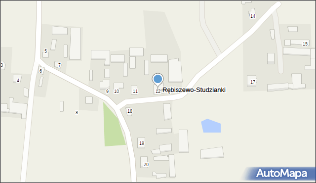 Rębiszewo-Studzianki, Rębiszewo-Studzianki, 12, mapa Rębiszewo-Studzianki