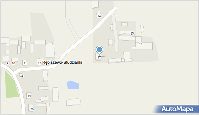 Rębiszewo-Studzianki, Rębiszewo-Studzianki, 17, mapa Rębiszewo-Studzianki