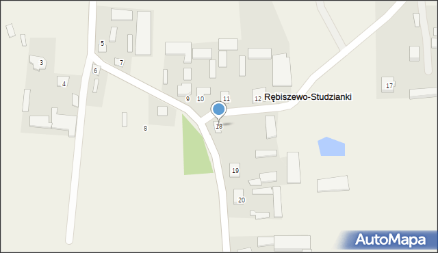 Rębiszewo-Studzianki, Rębiszewo-Studzianki, 18, mapa Rębiszewo-Studzianki