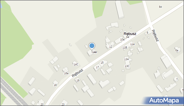 Rębusz, Rębusz, 14b, mapa Rębusz