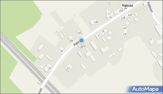 Rębusz, Rębusz, 19, mapa Rębusz