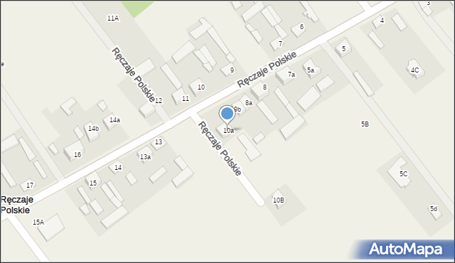 Ręczaje Polskie, Ręczaje Polskie, 10a, mapa Ręczaje Polskie