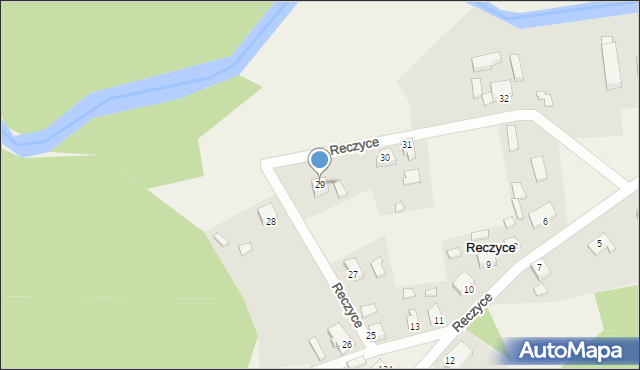 Reczyce, Reczyce, 29, mapa Reczyce