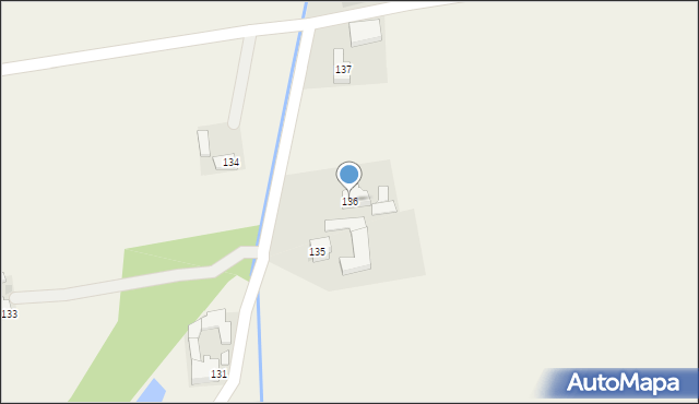 Reczyce, Reczyce, 136, mapa Reczyce