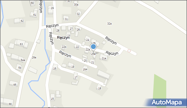 Ręczyn, Ręczyn, 20a, mapa Ręczyn