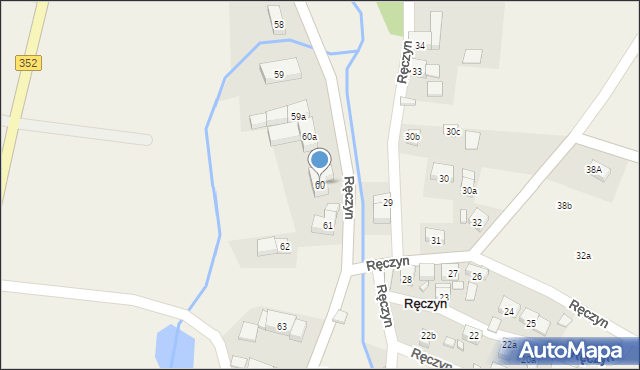 Ręczyn, Ręczyn, 60, mapa Ręczyn