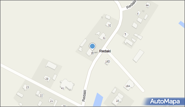 Redaki, Redaki, 30, mapa Redaki