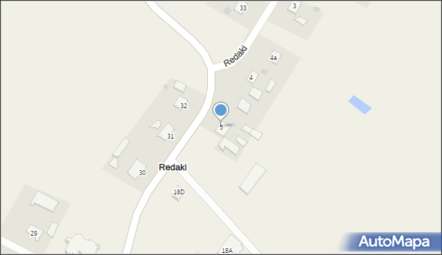 Redaki, Redaki, 5, mapa Redaki