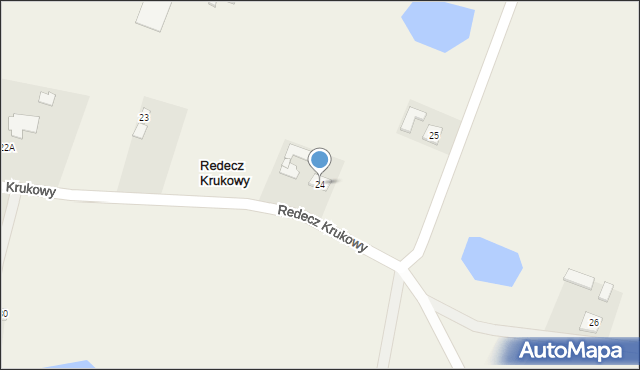 Redecz Krukowy, Redecz Krukowy, 24, mapa Redecz Krukowy