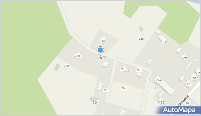 Redkowice, Redkowice, 21G, mapa Redkowice