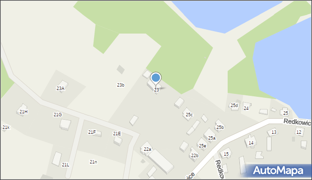 Redkowice, Redkowice, 23, mapa Redkowice