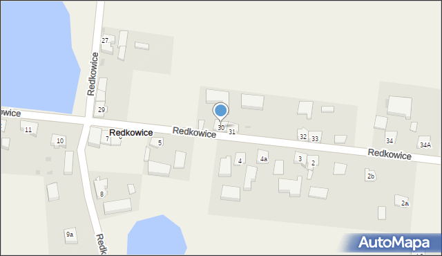 Redkowice, Redkowice, 30, mapa Redkowice