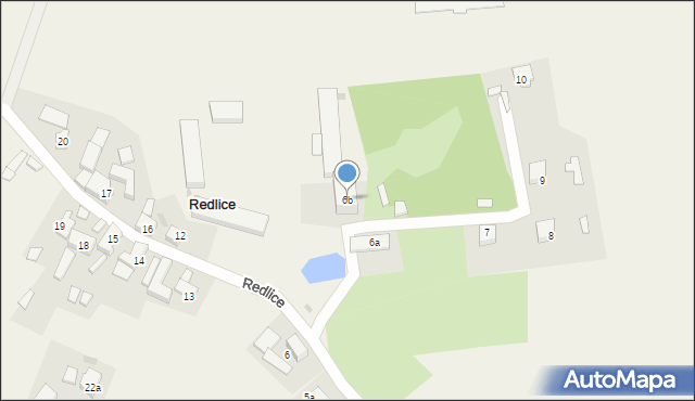 Redlice, Redlice, 6b, mapa Redlice