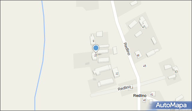 Redlino, Redlino, 10, mapa Redlino