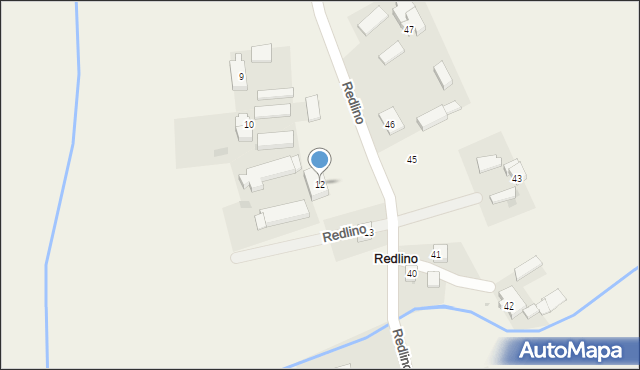 Redlino, Redlino, 12, mapa Redlino