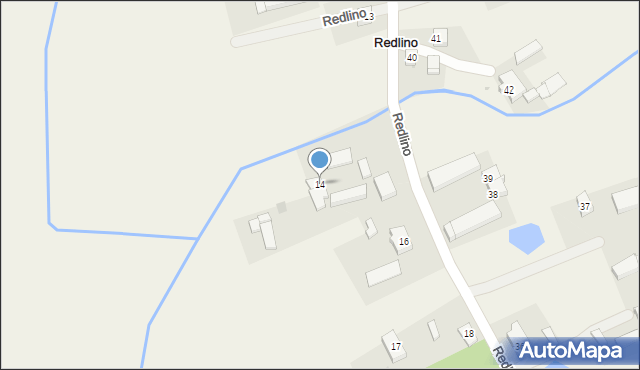 Redlino, Redlino, 14, mapa Redlino