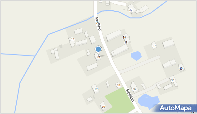 Redlino, Redlino, 16, mapa Redlino