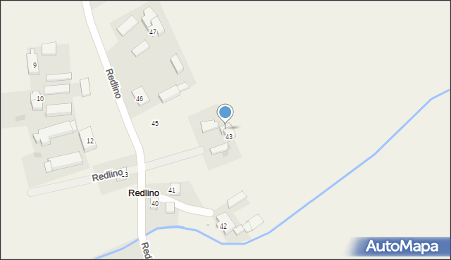 Redlino, Redlino, 44, mapa Redlino
