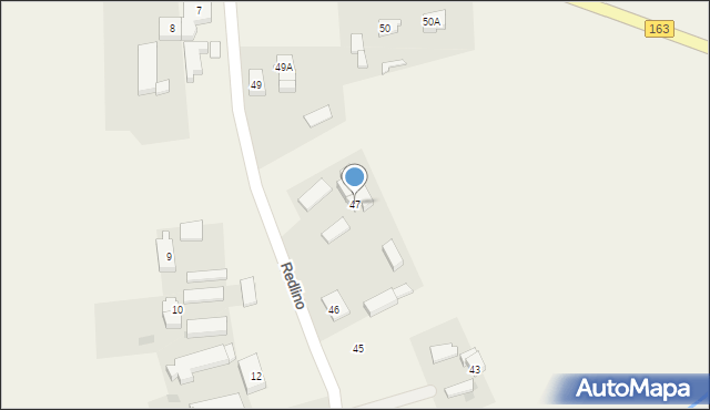 Redlino, Redlino, 47, mapa Redlino