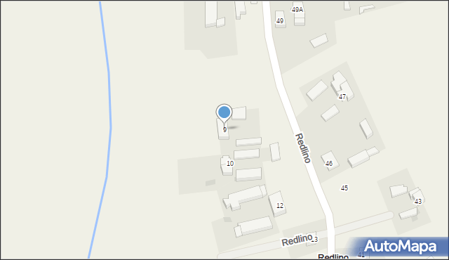 Redlino, Redlino, 9, mapa Redlino