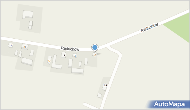 Reduchów, Reduchów, 2, mapa Reduchów