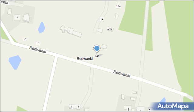 Redwanki, Redwanki, 14b, mapa Redwanki