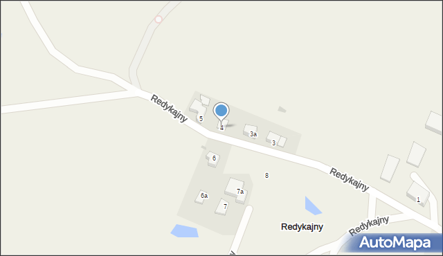 Redykajny, Redykajny, 4, mapa Redykajny