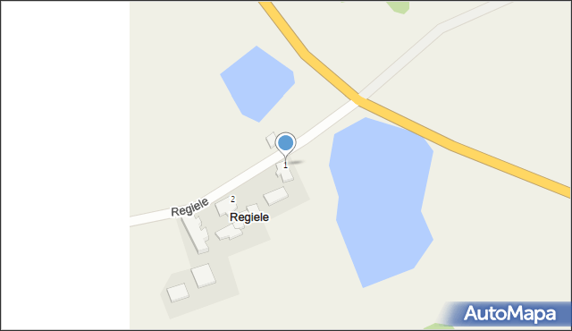 Regiele, Regiele, 1, mapa Regiele