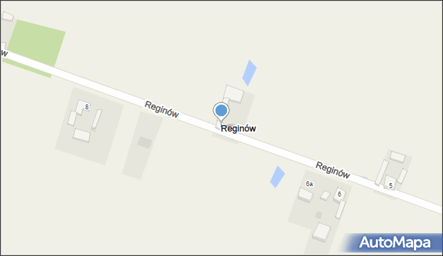 Reginów, Reginów, 7, mapa Reginów