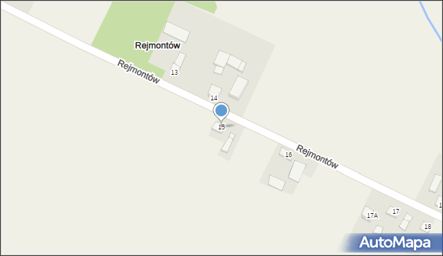 Rejmontów, Rejmontów, 15, mapa Rejmontów