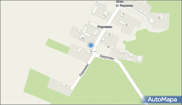 Rejowiec, Rejowiec, 2, mapa Rejowiec