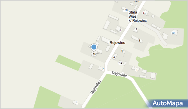 Rejowiec, Rejowiec, 2b, mapa Rejowiec