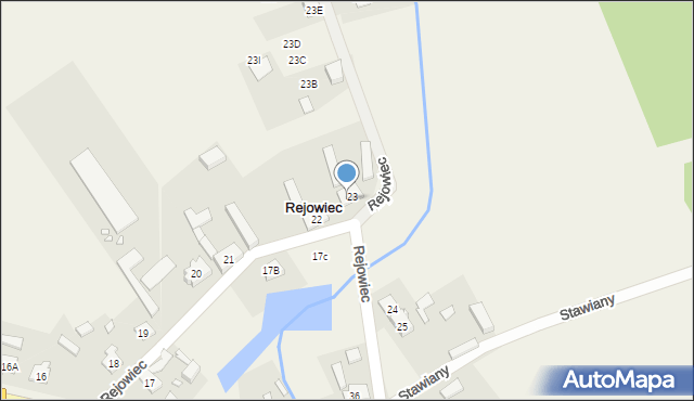 Rejowiec, Rejowiec, 23/1, mapa Rejowiec